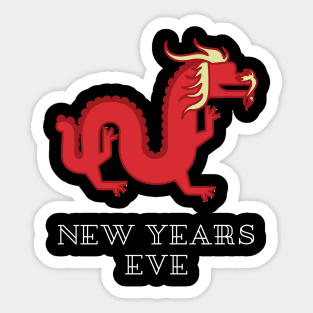 New Years eve Sticker